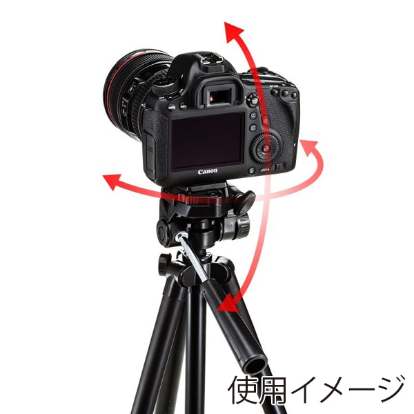 サンワサプライ マルチスタンド 三脚 4段タイプ DG-CAM22N 1個（ご注文単位1個）【直送品】