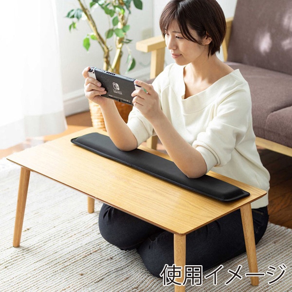 サンワサプライ 超大型低反発リストレスト ブラック TOK-MU4BK 1個（ご注文単位1個）【直送品】