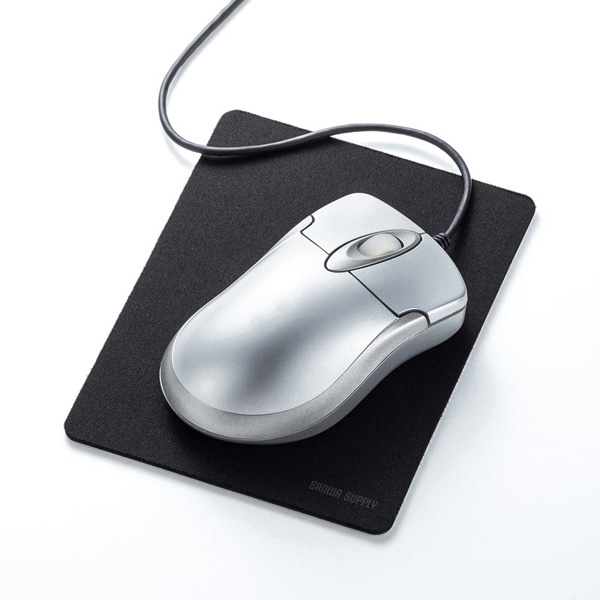 サンワサプライ ずれないマウスパッド Sサイズ ブラック MPD-NS6BK-S 1個(ご注文単位1個)【直送品】