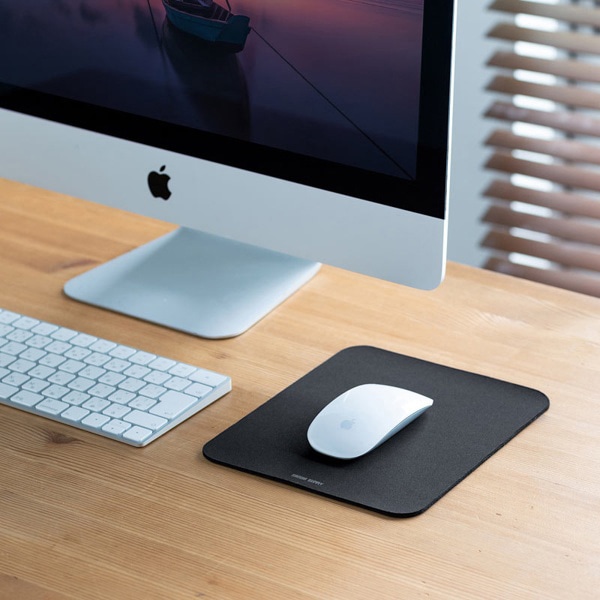 サンワサプライ 抗菌マウスパッド ブラック MPD-AM1BK 1個(ご注文単位1個)【直送品】