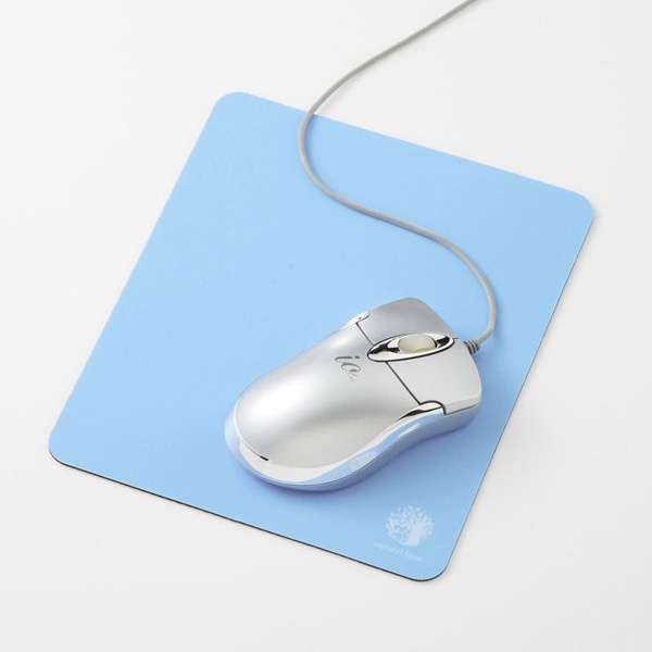 サンワサプライ ベーシックマウスパッド ブルー MPD-OP54BLN 1個（ご注文単位1個）【直送品】