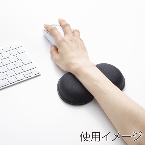 サンワサプライ 低反発リストレスト 抗菌 マウス用 TOK-MU5BK 1個（ご注文単位1個）【直送品】