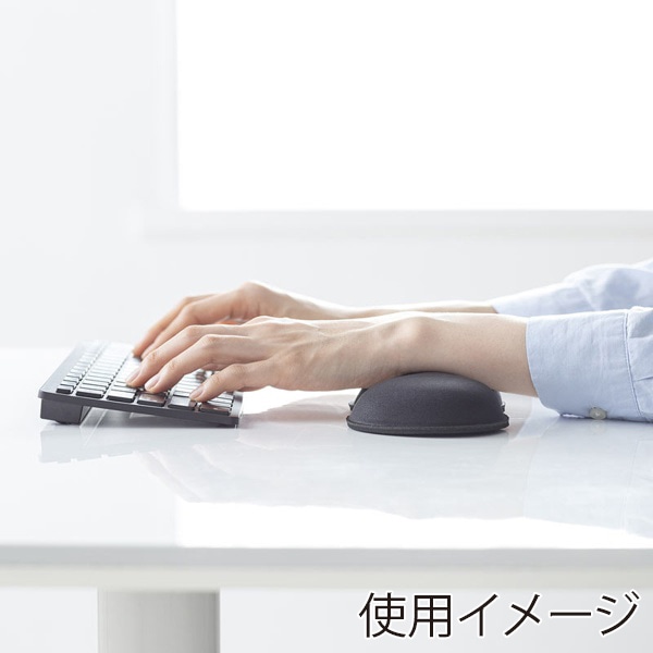 サンワサプライ 低反発リストレスト 抗菌 マウス用 TOK-MU5BK 1個（ご注文単位1個）【直送品】
