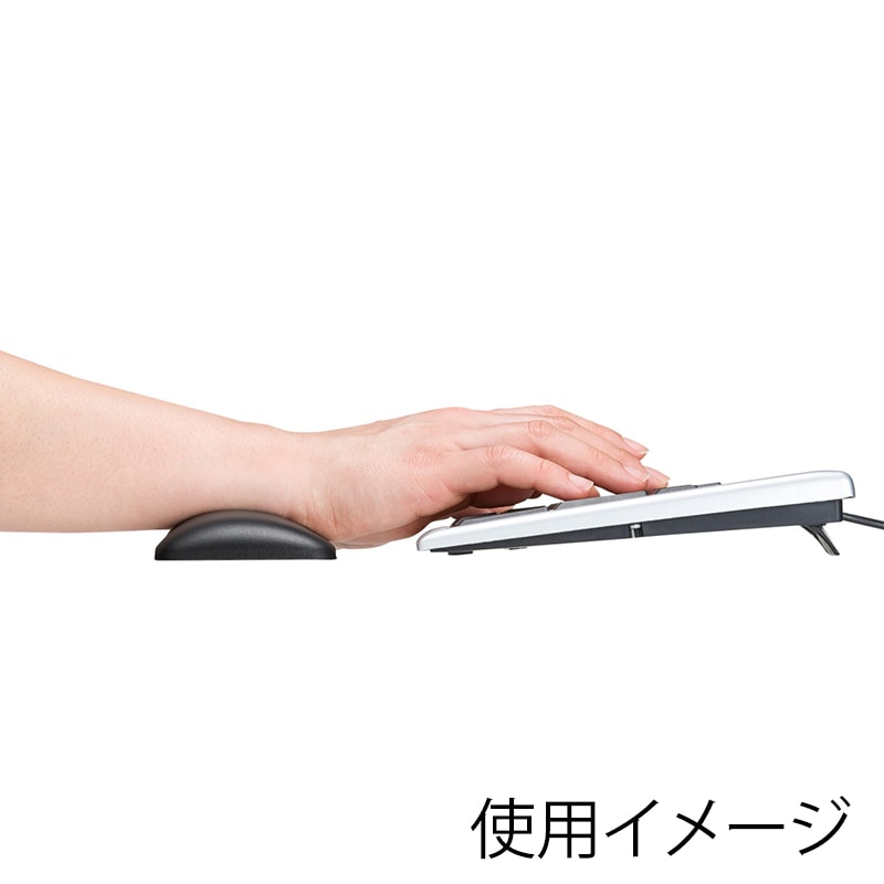 サンワサプライ キーボード用リストレスト フルキーボード対応 TOK-GELPNXLBKN 1個(ご注文単位1個)【直送品】