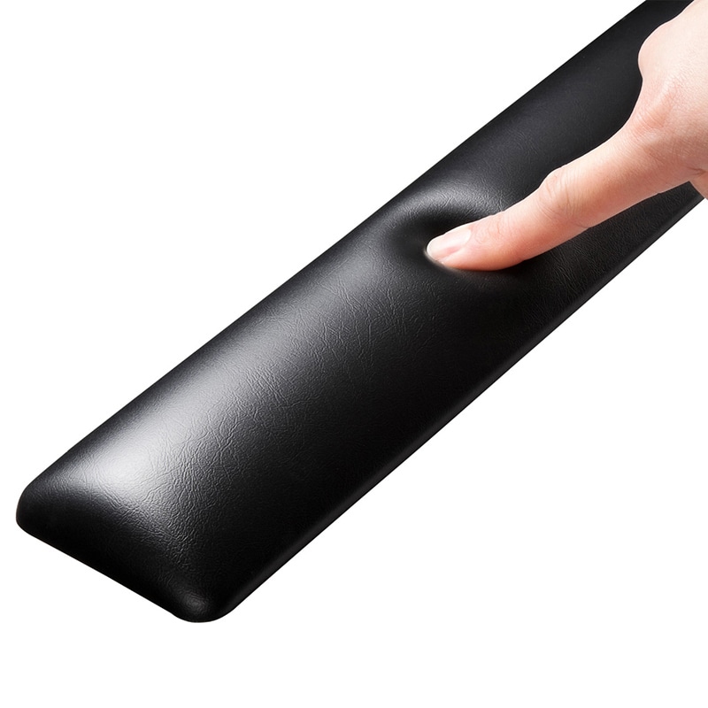 サンワサプライ キーボード用リストレスト フルキーボード対応 TOK-GELPNXLBKN 1個(ご注文単位1個)【直送品】