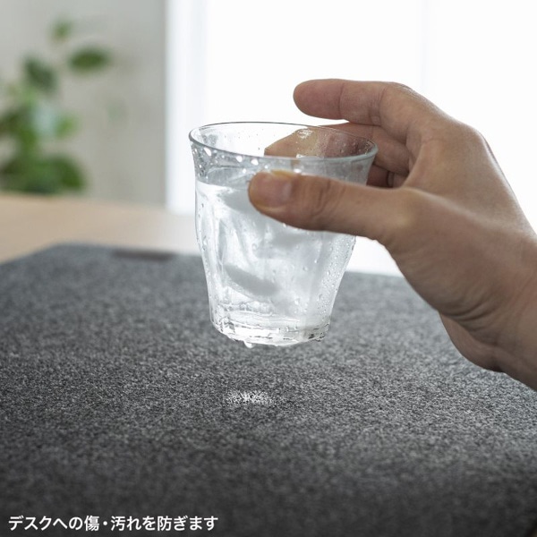 サンワサプライ フェルトデスクマット 600×300mm ブラック MPD-FLT2BK 1個（ご注文単位1個）【直送品】