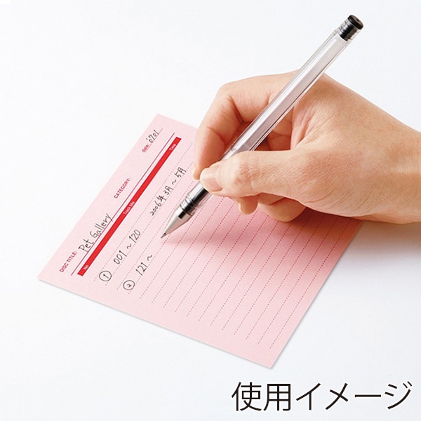 サンワサプライ 手書き用インデックスカード ピンク 20枚入 JP-IND6P 1束(ご注文単位1束)【直送品】
