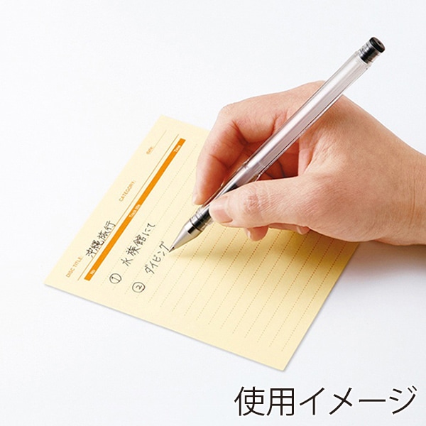 サンワサプライ 手書き用インデックスカード イエロー 20枚入 JP-IND6Y 1束（ご注文単位1束）【直送品】