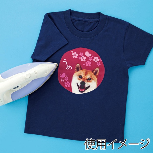 サンワサプライ インクジェット 布用アイロンプリント紙 カラー A4 2シート入 JP-TPRCLN 1束（ご注文単位1束）【直送品】