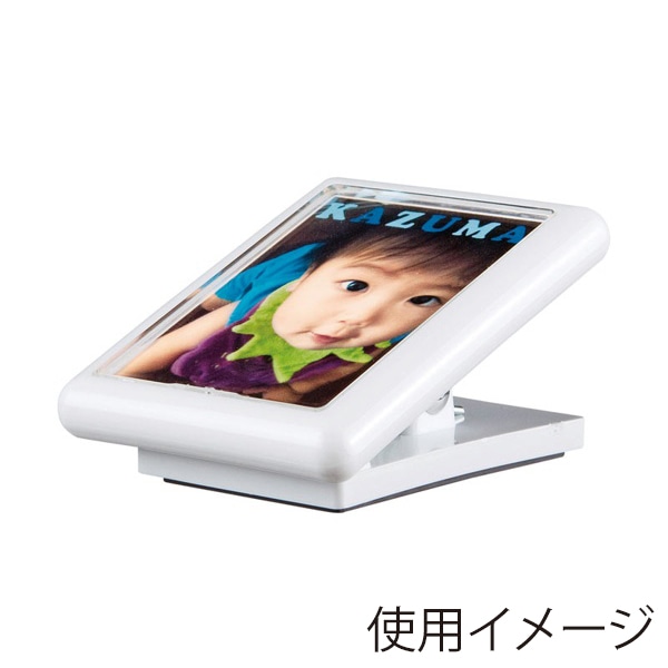 サンワサプライ インクジェット 手作りマグネットクリップキット ホワイトフレーム 2個分 JP-MAGP7 1個（ご注文単位1個）【直送品】