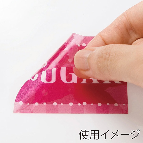 サンワサプライ インクジェット はがせる耐水フィルムラベル 透明 A4 4シート フリーカット LB-EJF07 1個（ご注文単位1個）【直送品】