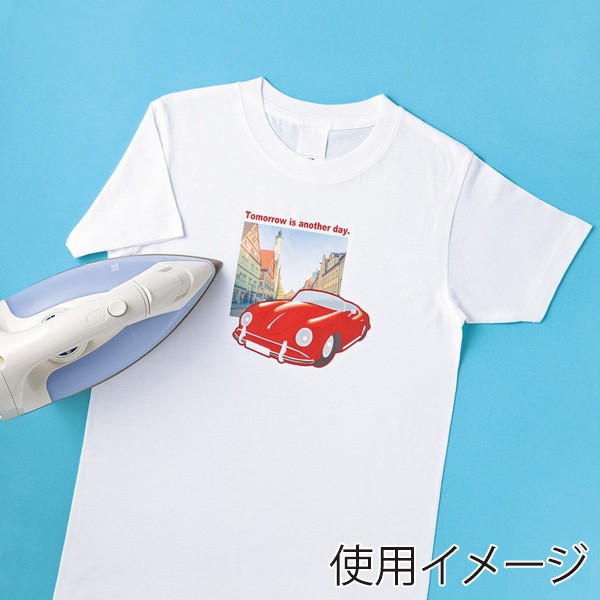 サンワサプライ インクジェット用アイロンプリント紙 白布用 はがき 5シート入 JP-TPR8 1個（ご注文単位1個）【直送品】