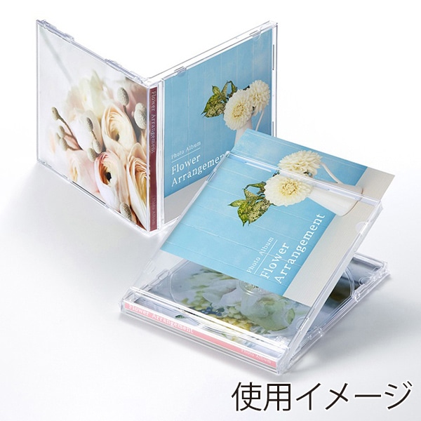 サンワサプライ インクジェット 標準ケース用インデックスカード つやなし 10セット分 JP-INDN 1個(ご注文単位1個)【直送品】