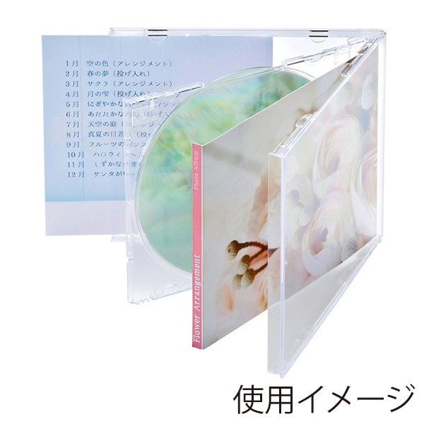 サンワサプライ インクジェット 標準ケース用インデックスカード つやなし 10セット分 JP-INDN 1個(ご注文単位1個)【直送品】