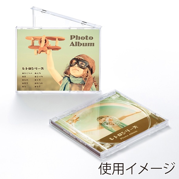 サンワサプライ インクジェットCDケースボトム用カード 10シート カード20枚分 JP-IND3N 1個（ご注文単位1個）【直送品】