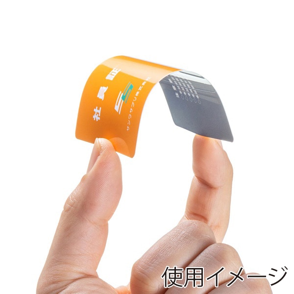 サンワサプライ インクジェット用IDカード 穴なし 5シート カード10枚分 JP-ID03N 1個（ご注文単位1個）【直送品】