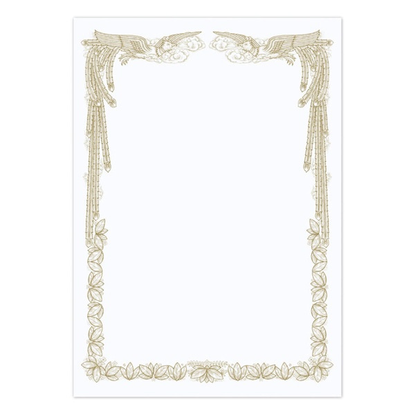 サンワサプライ 手作り賞状 インクジェット専用 A4 縦 10枚入 JP-SHA4TN2 1個（ご注文単位1個）【直送品】