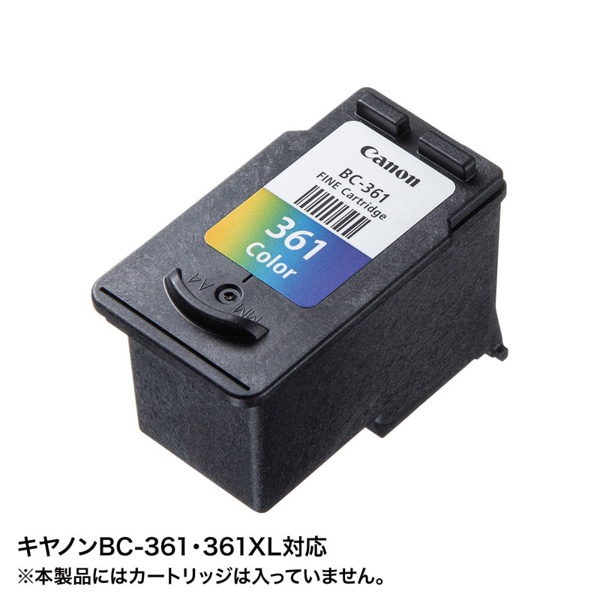 サンワサプライ 詰め替えインク キャノン 工具付き 3色 BC-361用 INK-C361S30S 1個（ご注文単位1個）【直送品】