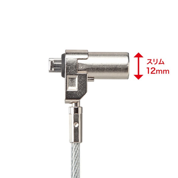 サンワサプライ eセキュリティ 超小型シリンダセキュリティ SLE-45S 1個（ご注文単位1個）【直送品】
