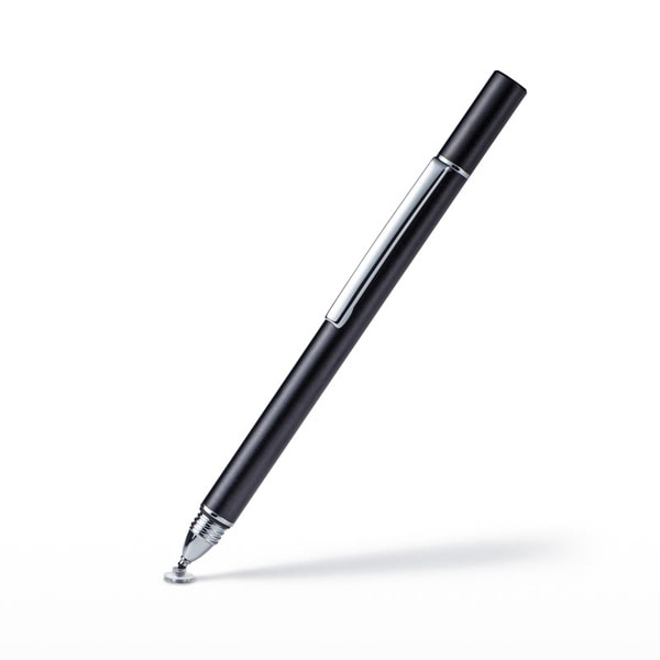 サンワサプライ ディスク式タッチペン ブラック PDA-PEN49BK 1個（ご注文単位1個）【直送品】