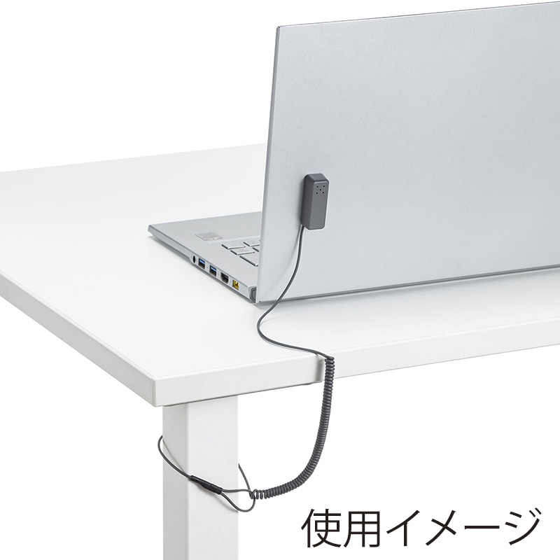 サンワサプライ アラームセキュリティ ループワイヤー SL-29ALMN 1個(ご注文単位1個)【直送品】