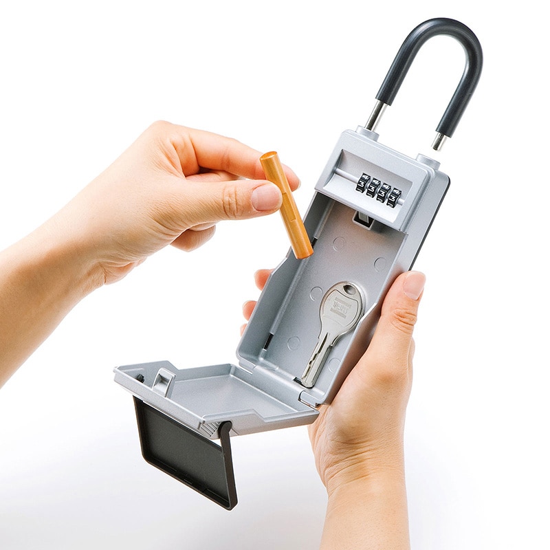 サンワサプライ セキュリティ鍵収納ボックス（2段階開閉式）  SL-75N 1個（ご注文単位1個）【直送品】