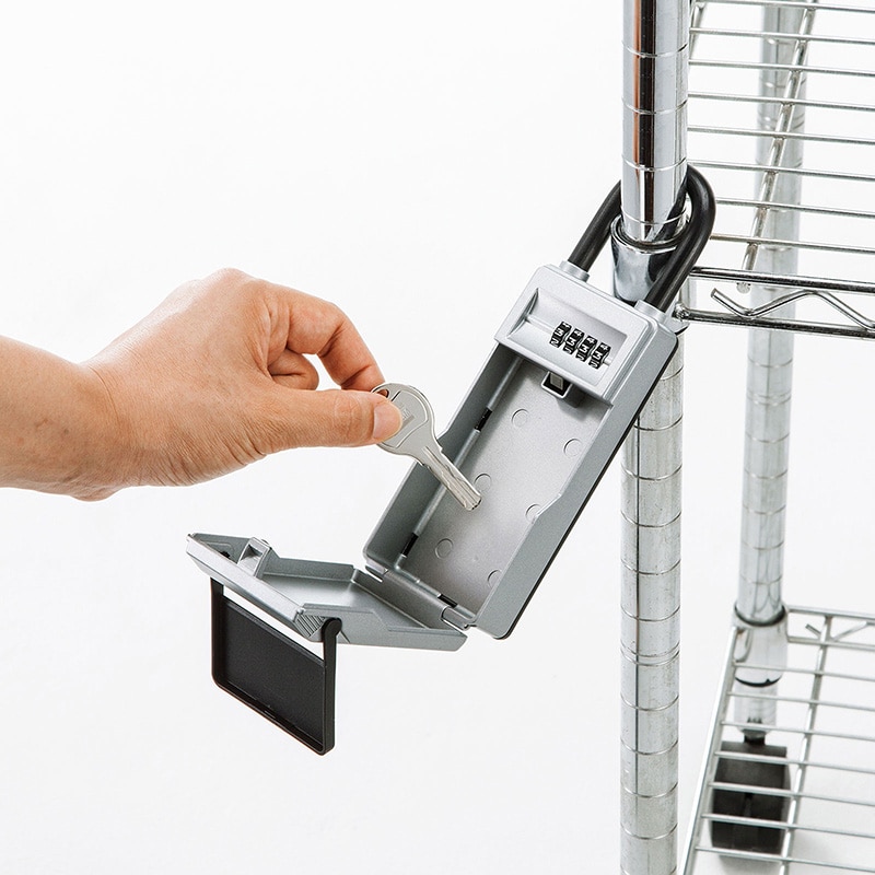 サンワサプライ セキュリティ鍵収納ボックス（2段階開閉式）  SL-75N 1個（ご注文単位1個）【直送品】