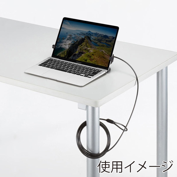 サンワサプライ eセキュリティ MacBook用セキュリティ SLE-47S 1個(ご注文単位1個)【直送品】