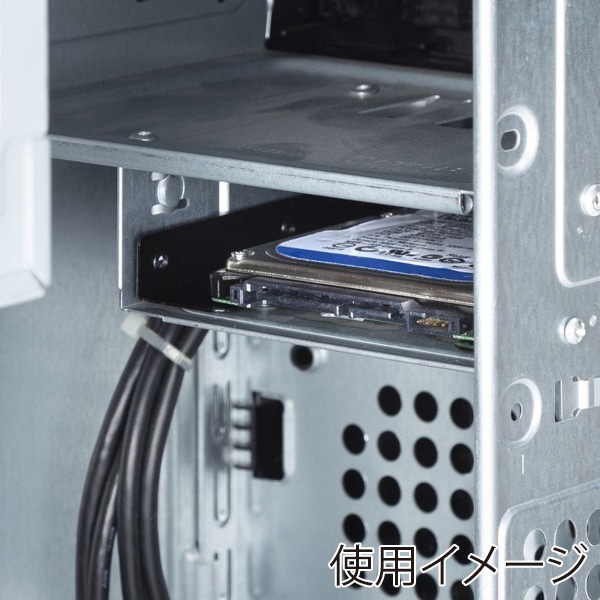 サンワサプライ 2.5インチHDD/SSD変換マウンタ 3.5インチベイ用 TK-HD1 1個(ご注文単位1個)【直送品】