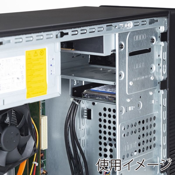 サンワサプライ 2.5インチHDD/SSD変換マウンタ 3.5インチベイ用 TK-HD1 1個(ご注文単位1個)【直送品】