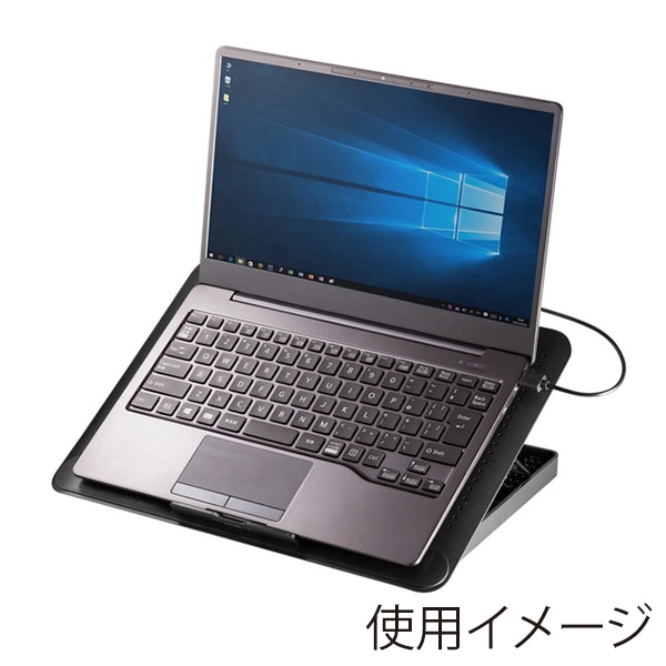 サンワサプライ ノートパソコン用クーラーパッド 15.6インチまで TK-CLN28U 1個（ご注文単位1個）【直送品】