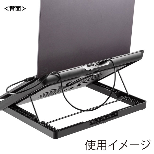 サンワサプライ ノートパソコン用クーラーパッド 15.6インチまで TK-CLN28U 1個（ご注文単位1個）【直送品】