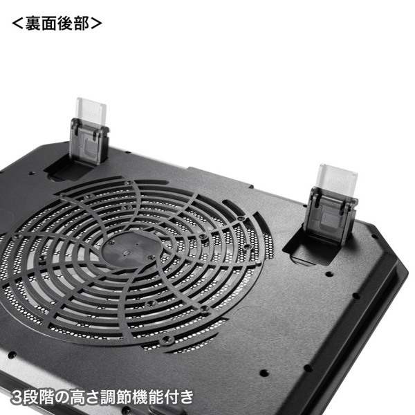 サンワサプライ ノートパソコン用クーラーパッド 10.1～17.3インチワイド TK-CLN29U 1個（ご注文単位1個）【直送品】