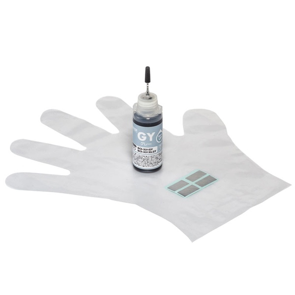 サンワサプライ 詰め替えインク キャノン グレー BCI-331GY用 INK-C331G30 1個（ご注文単位1個）【直送品】