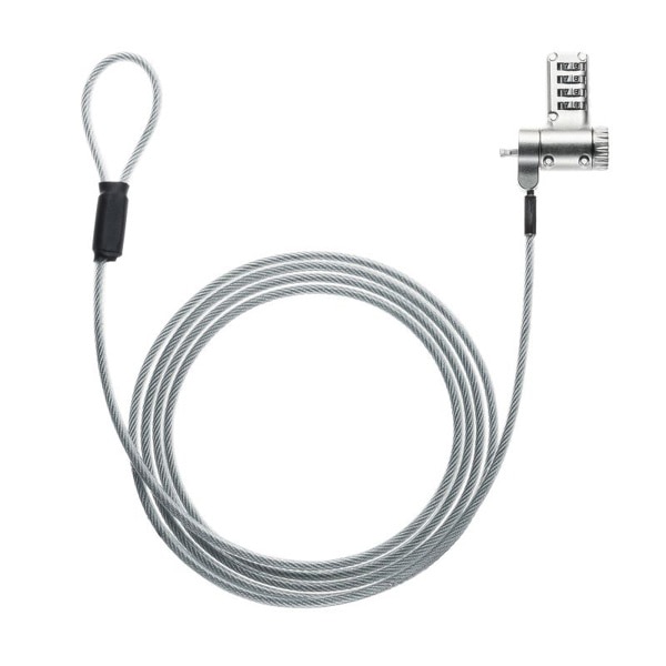 サンワサプライ セキュリティワイヤー スロットマルチ対応 ダイヤル錠 SL-90 1個（ご注文単位1個）【直送品】