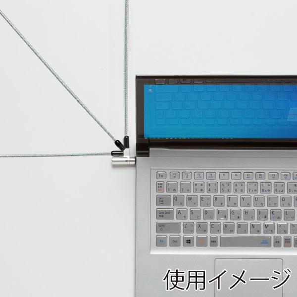 サンワサプライ セキュリティワイヤー 標準・ナノ対応 シリンダ錠 SL-91 1個（ご注文単位1個）【直送品】