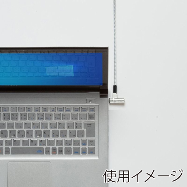 サンワサプライ セキュリティワイヤー 標準・ナノ対応 シリンダ錠 SL-91 1個（ご注文単位1個）【直送品】