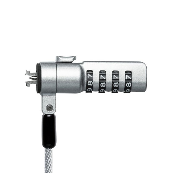 サンワサプライ セキュリティワイヤー 標準・ナノ対応 ダイヤル錠 SL-92 1個（ご注文単位1個）【直送品】