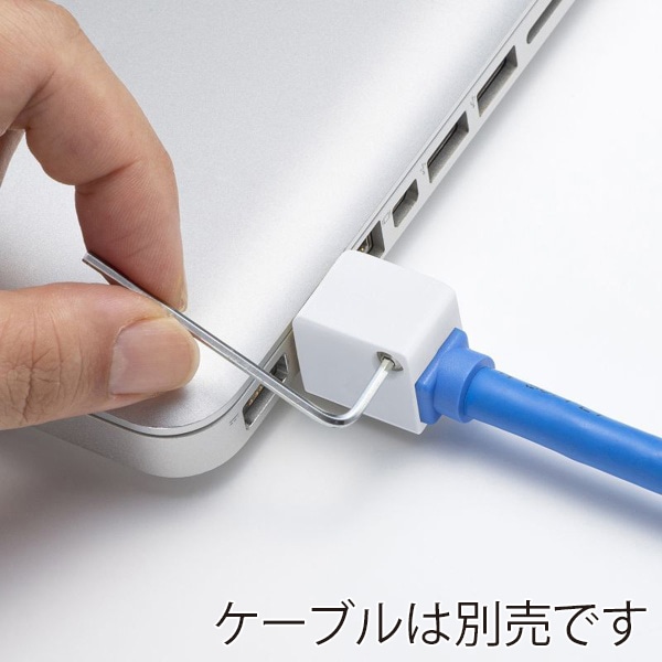 サンワサプライ LANケーブルロック SL-93 1個(ご注文単位1個)【直送品】