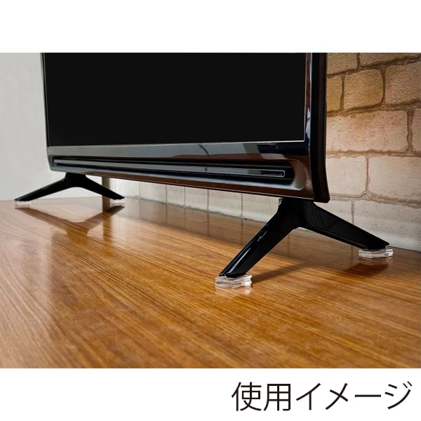 サンワサプライ テレビストッパー 6個入 QL-E98 1個（ご注文単位1個）【直送品】