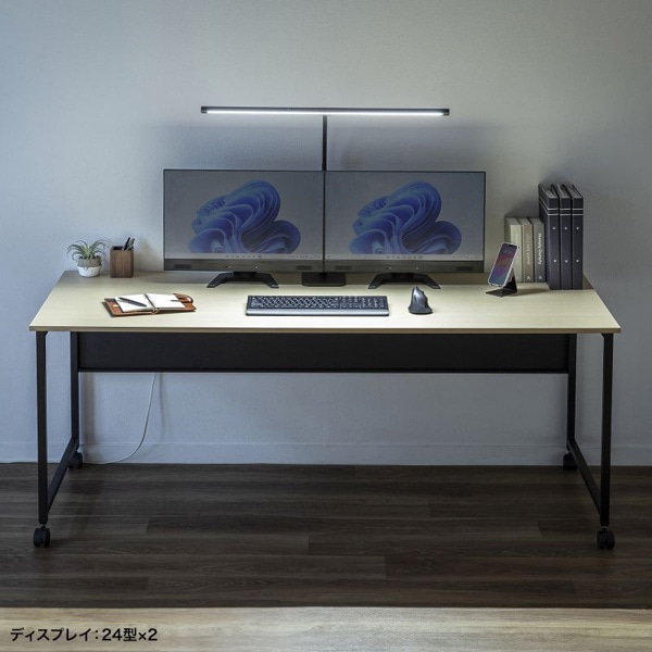 サンワサプライ LEDデスクライト フレキシブルアーム LED-DESK3BK 1個（ご注文単位1個）【直送品】