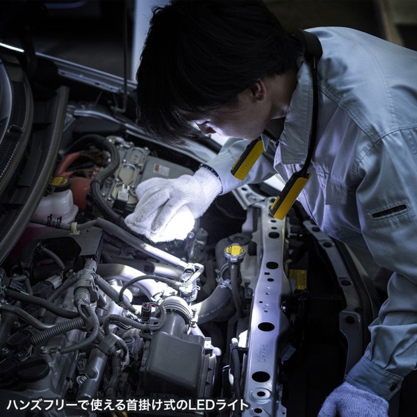 サンワサプライ LEDネックライト USB充電式 LED-NECK1 1個（ご注文単位1個）【直送品】