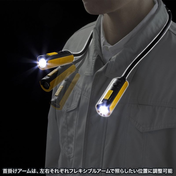 サンワサプライ LEDネックライト USB充電式 LED-NECK1 1個（ご注文単位1個）【直送品】