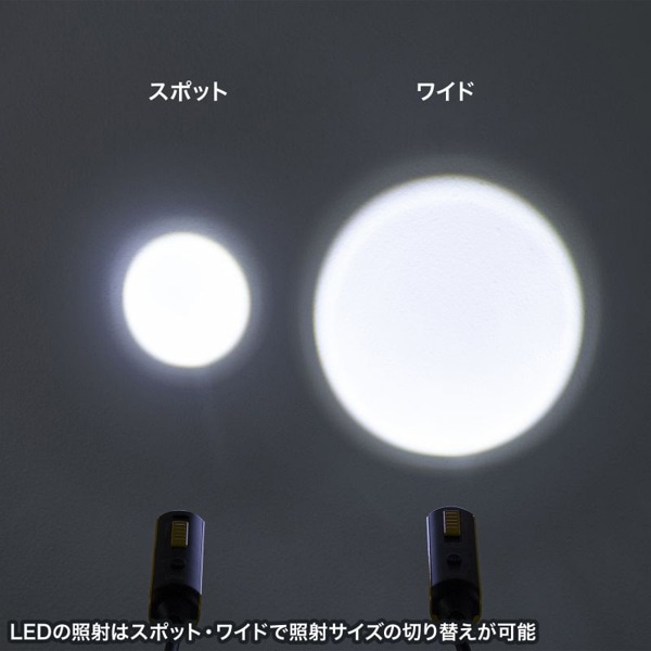 サンワサプライ LEDネックライト USB充電式 LED-NECK1 1個（ご注文単位1個）【直送品】