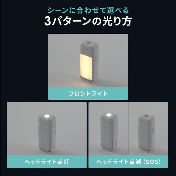 サンワサプライ LED人感明暗センサーライト 充電式 LED-SL1 1個(ご注文単位1個)【直送品】