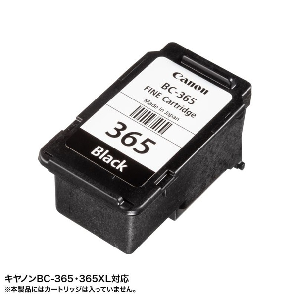 サンワサプライ 詰め替えインク キャノン 工具付き 顔料ブラック BC-365用 INK-C365B60S 1個（ご注文単位1個）【直送品】