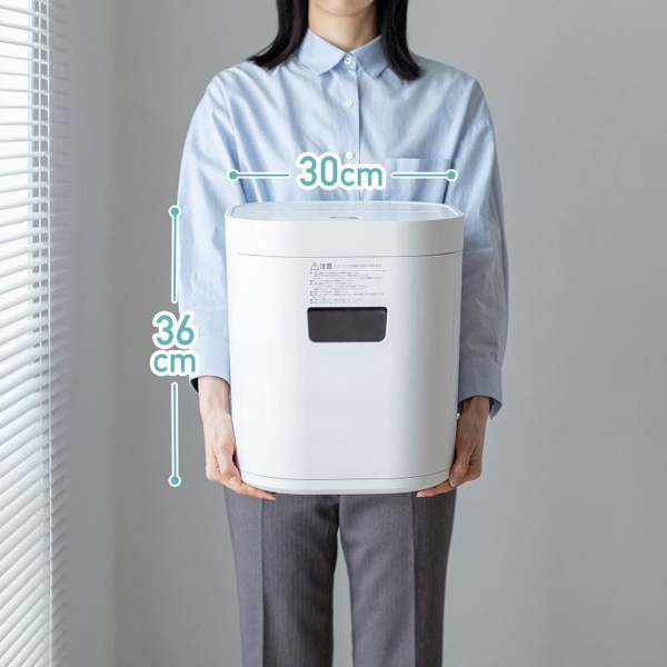 サンワサプライ 静音シュレッダー マイクロカット PSD-MC001W 1個（ご注文単位1個）【直送品】