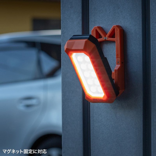 サンワサプライ 充電式LED作業灯 フック+磁石固定 LED-WL1 1個（ご注文単位1個）【直送品】