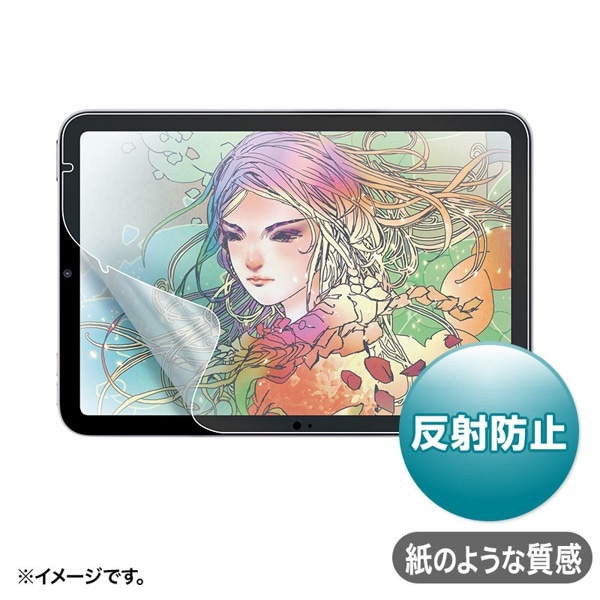 サンワサプライ 紙のような質感の反射防止フィルム iPad mini A17 Pro用 LCD-IPM21P 1個（ご注文単位1個）【直送品】