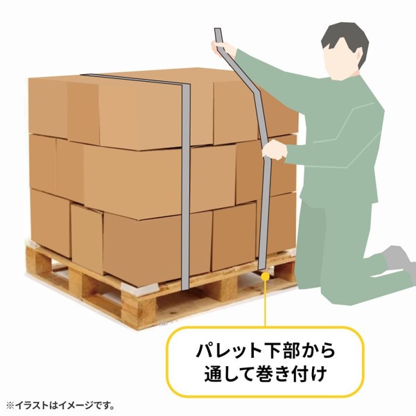 サンワサプライ パレット荷締めベルト 6m×2本入 QL-E103 1個(ご注文単位1個)【直送品】